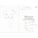 Reg and Ronnie Kray signed Anniversary Card addressed to Bradley and Donna dated 1999. Ronald Ronnie