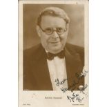 Szoke Szakáll signed 6x4 vintage sepia photo. Szoke Szakall (born Jakab Grunwald, aka Gartner Sandor