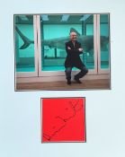 Damien Hirst 17x13 overall matted signature piece includes signed album page and colour photo.