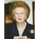 Margaret Thatcher signed 10x8 colour photo