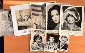 Music and Entertainment collection over 30 assorted signed photos and signature pieces includes