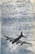 World War II multi signed hardback book titled A Thousand Shall Fall signed inside by over 50 bomber