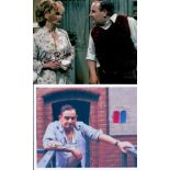 TV Porridge collection Ronnie Barker and Patricia Brake signed 10 x 8 inch colour photos. Good