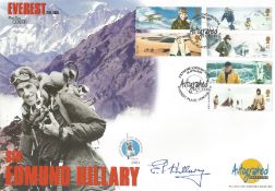 Sir Edmund Hillary signed Everest 1953 2003 FDC Autographed Edition Double PM Extreme Endeavours