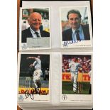 Cricket collection over 80 signed 6x4 colour photos featuring legends of the game such as Sir Gary