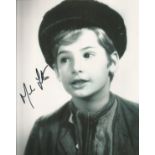 Oliver collection Ron Moody signed 10x8 black and white photo and Mark Lester signed 10x8 black