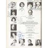 Royal Variety Performance 1982 Multi signed programme taken from Tv presenter Jan Leeming's own