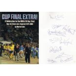 Football Autographed West Ham United 1980, A Superbly Produced Large Hardback Book Cup Final Extra -