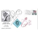 Neil Armstrong signed commemorative cover Retires From Astronaut service PM Houston TX 1 Jul 1970.