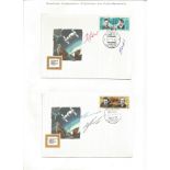 Russian cosmonaut members of the Soyuz community FDC collection 4 superb covers includes 8 Cosmonaut