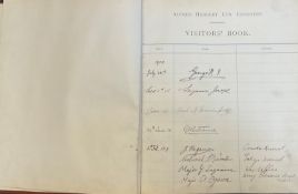 King George V and Japanese Military signed Alfred Herbert Ltd, Coventry Visitors Book.