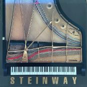 Henry Z. Steinway signed hardback book titled Steinway signature on the inside page dedicated.
