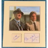 Michael Douglas and Karl Malden Streets of San Francisco 15x13 matted signature piece includes two