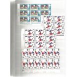 GB Mint & Used Stamps collection in a WH Smiths Album with 16 hardback pages 10 rows each side, many