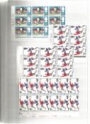 GB Mint & Used Stamps collection in a WH Smiths Album with 16 hardback pages 10 rows each side, many