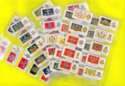 Set of Collectors Cards / Cigarette Cards Drum Banners & Cap Badges A Series of 50 Cards (John
