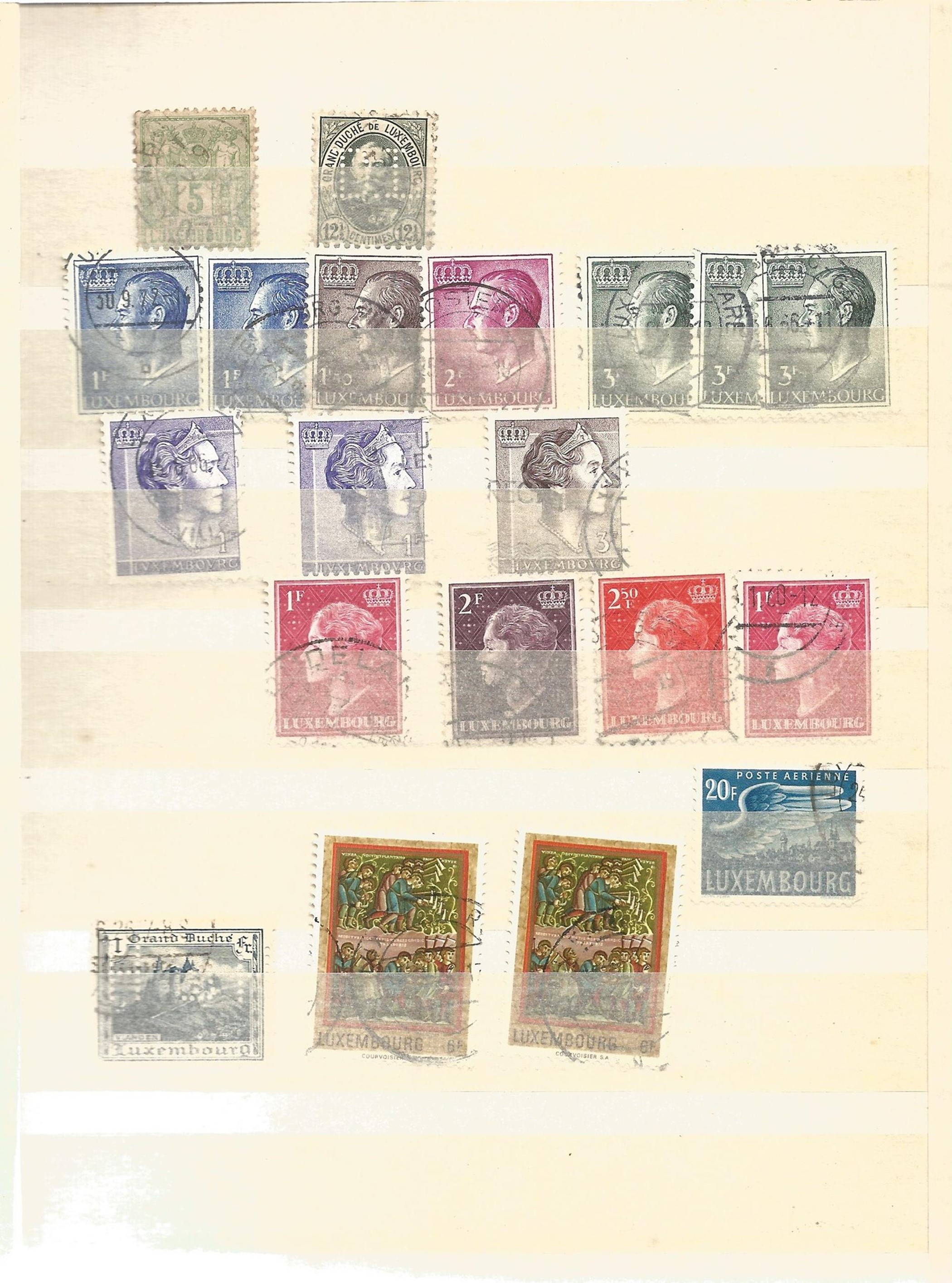 Luxembourg Stamps Mint & Used in Small Album containing approx 180 Mint & Used Stamps, all Stamps - Image 2 of 7