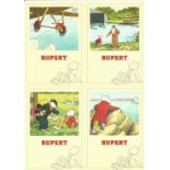 Rupert Bear 32 Limited Edition Postcards published by The Rupert and Canterbury Group 9 different