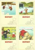 Rupert Bear 32 Limited Edition Postcards published by The Rupert and Canterbury Group 9 different