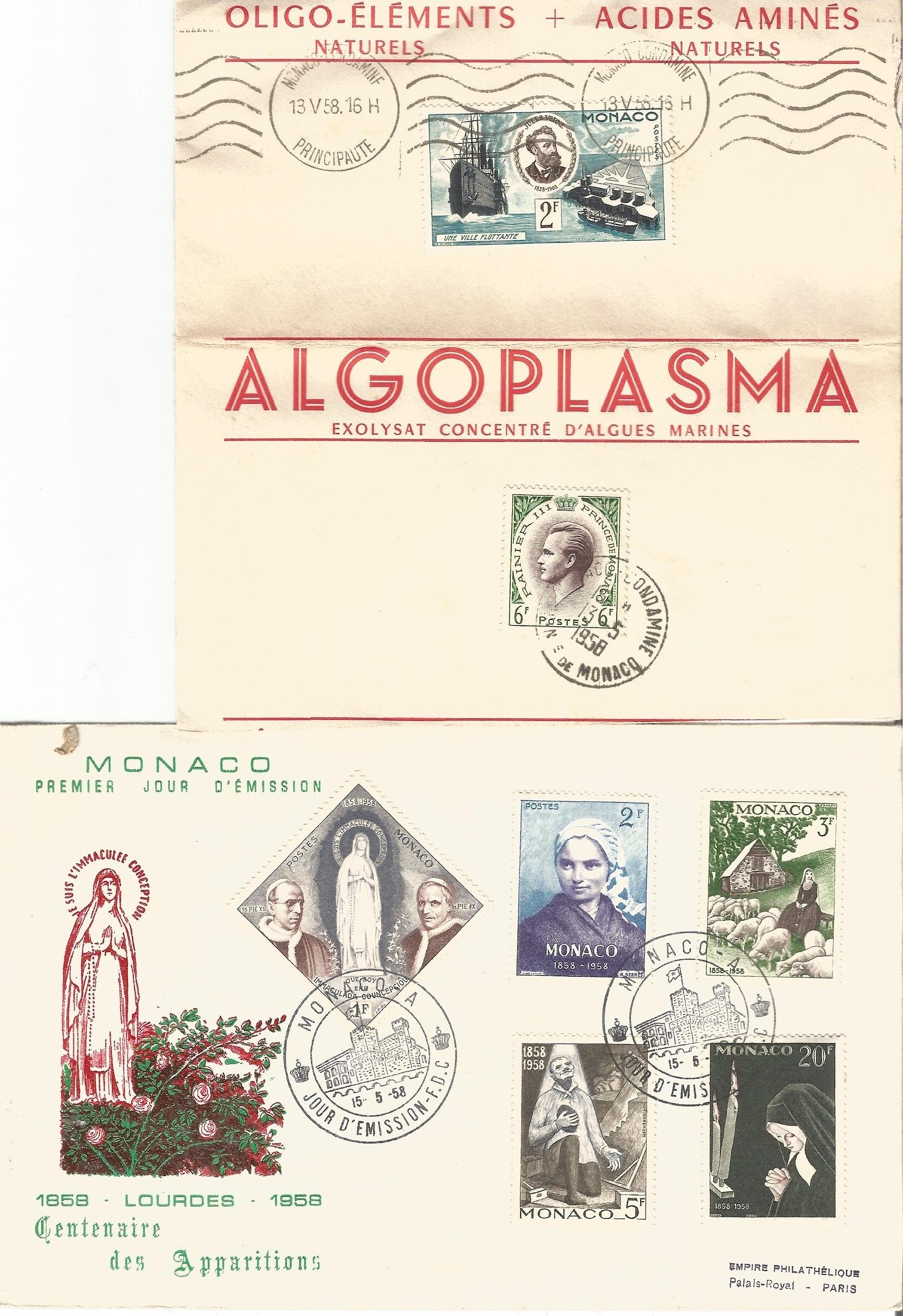 A Selection of FDC and Commemorative Covers from Switzerland & Monaco, 8 Items. Good condition. We