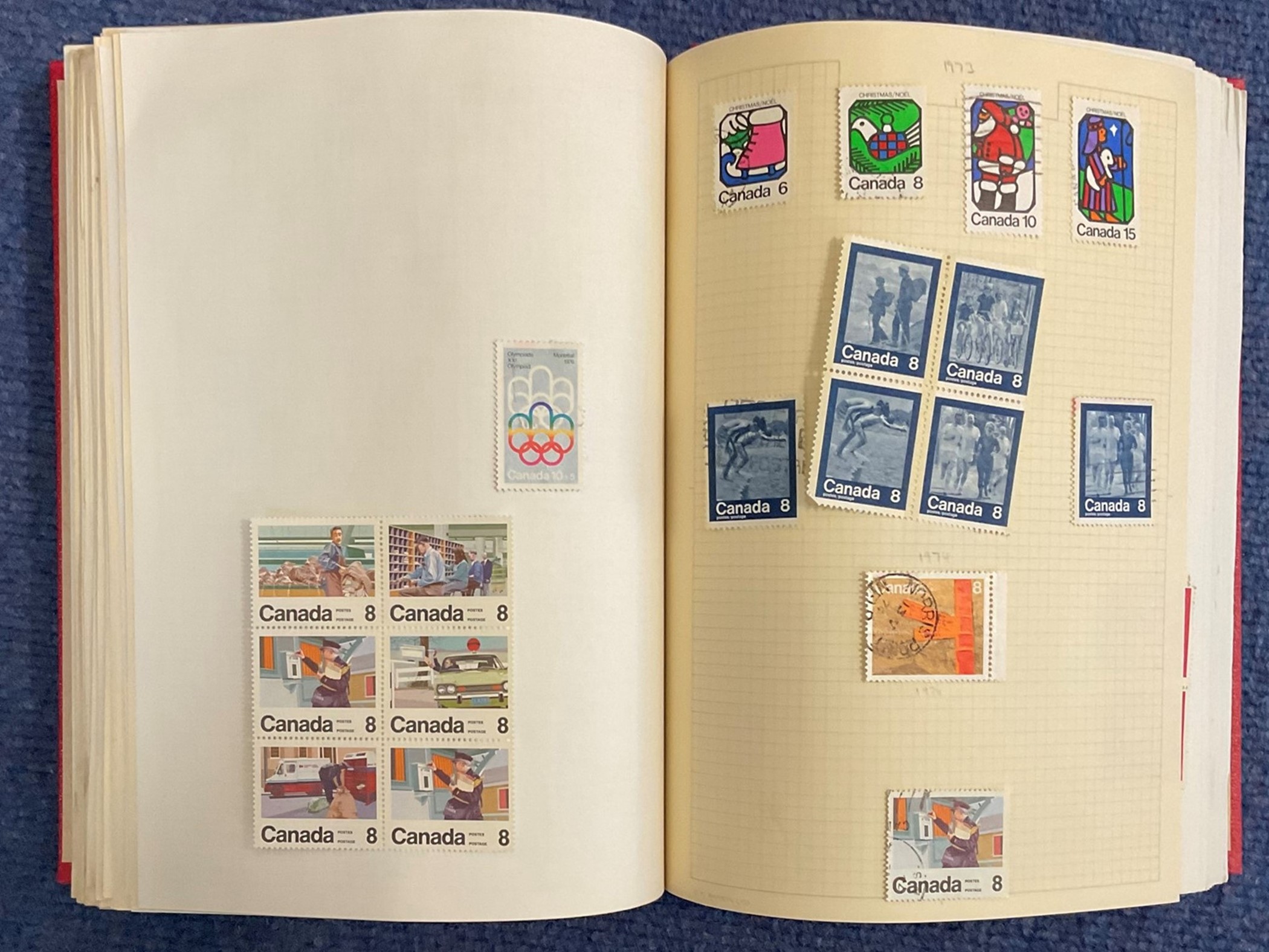 Canada Stamps Mainly used, The Byron Stamp Album by(W A Prangnell Ltd London) containing approx - Image 2 of 2