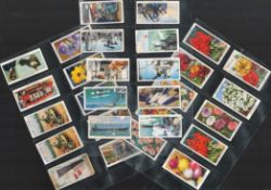 Cigarette card collection, approx 158 cigarette cards in collectors plastic wallet, to display and