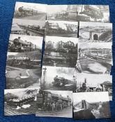 20 Trains & Railways Postcards, Produced by BBC Hulton Picture Library, Includes King Class 4 6 0 no
