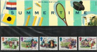 GB Mint Stamps Presentation Pack no 250 Summertime 1994. Good condition. We combine postage on