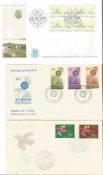 A Selection of FDC and Commemorative Covers from The United Nations & European. 10 Items. Good