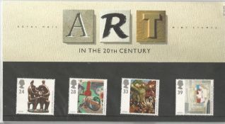 GB Mint Stamps Presentation Pack no 237 Art in the 20th Century 1993. Good condition. We combine