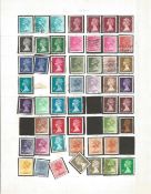 GB Definitives Used & Mint in a Stanley Gibbons loose leaf Album, with approx 160 Definitives on 5