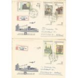 Collection of FDC and Commemorative Covers from Denmark and Czechoslovakia, 7 Items. Good condition.