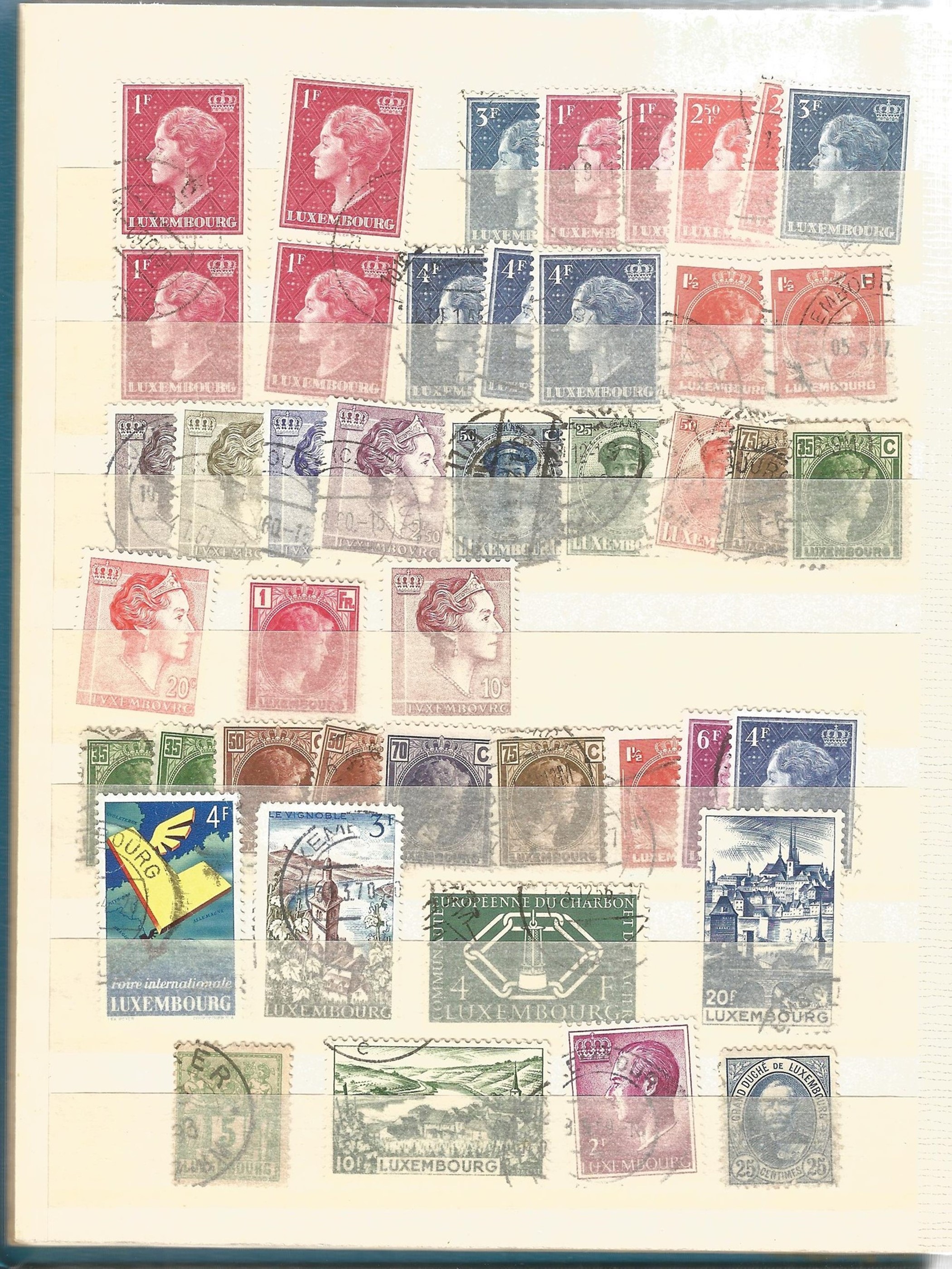 Luxembourg Stamps Mint & Used in Small Album containing approx 180 Mint & Used Stamps, all Stamps - Image 5 of 7