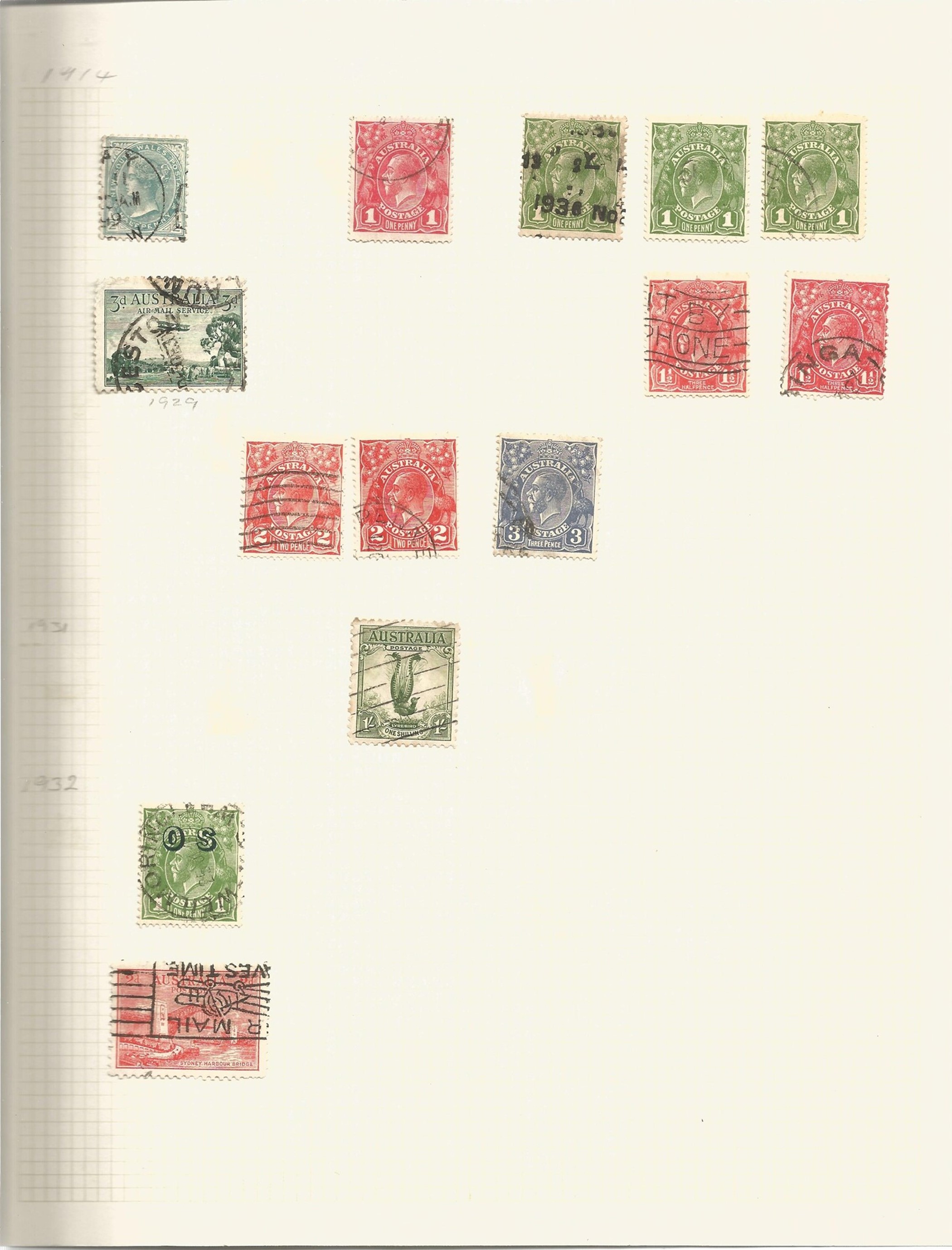 Australia Stamps mostly used in a unnamed Binder of reasonable quality, approx 900 Stamps from