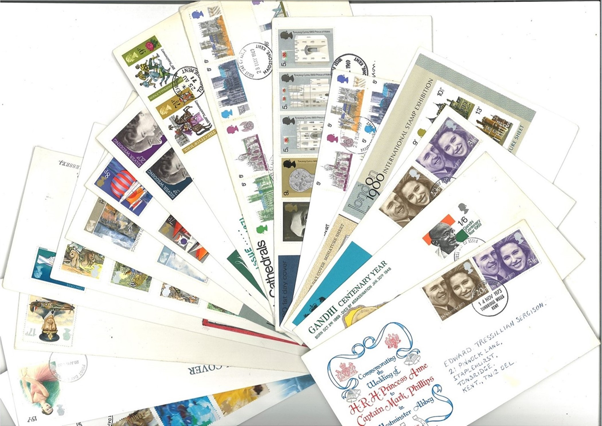 Collection of approx 80 Used Envelopes the Majority of which are Posted FDC, A Potentially Rich - Image 2 of 5