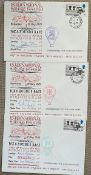 3 (Ballooning) International Spring Festival Limited Issue Signed FDC with Stamps and Various FDI