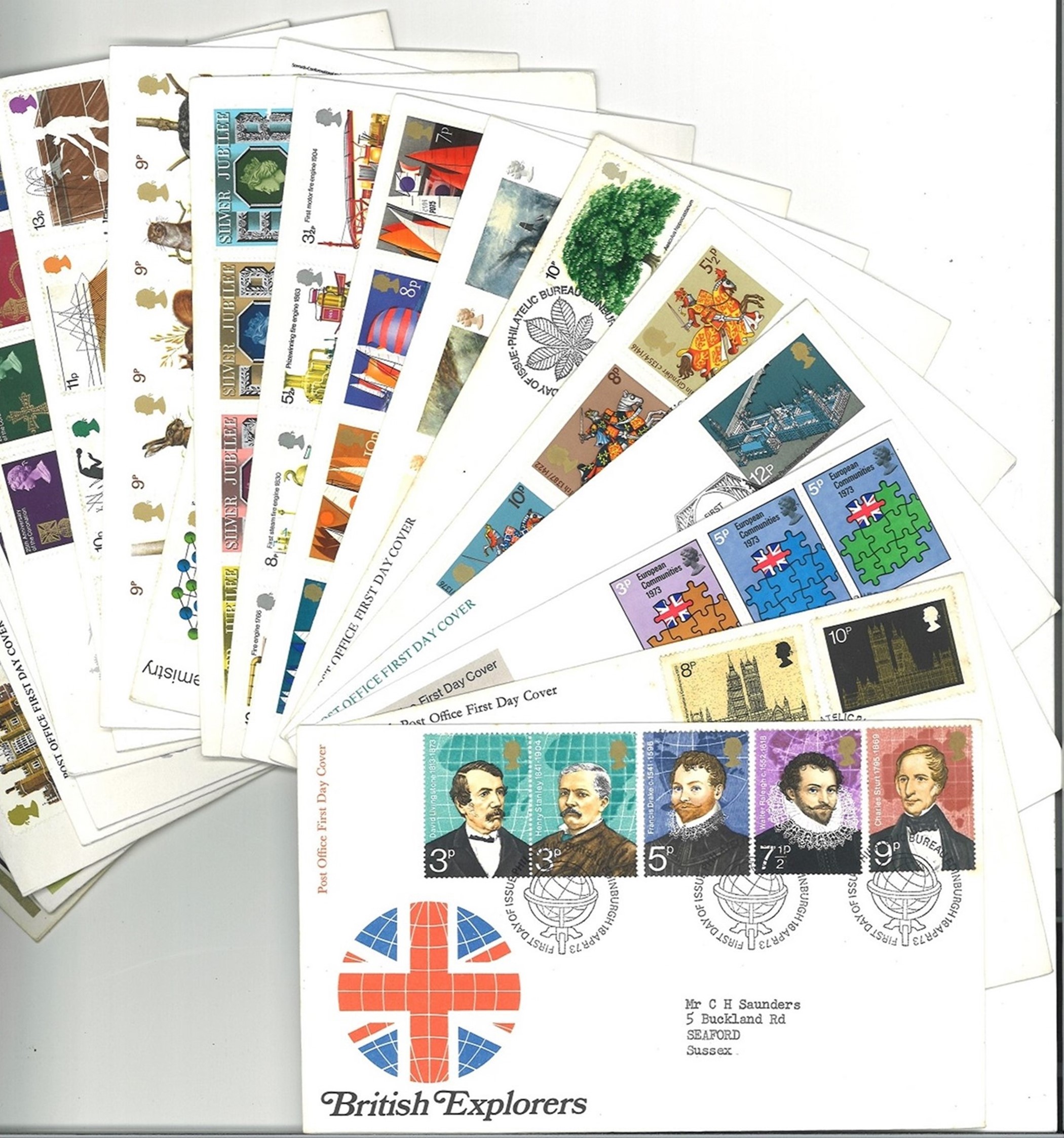 Collection of 54 FDC and Commemorative Covers with FDI Postmarks and Stamps some multiples,