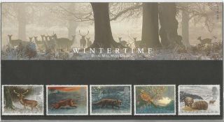 GB Mint Stamps Presentation Pack no 224 Wintertime 1992. Good condition. We combine postage on