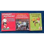 3 Football Annuals & Black and White Mounted Photo of Bristol Rovers (The Champions of the