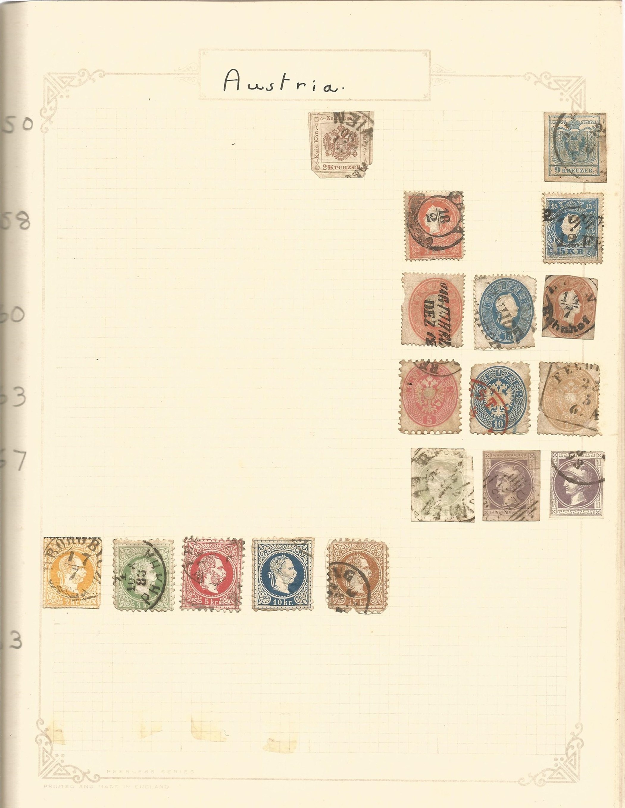 Austria (some Azores) mint & used in Album and Stockbook, Album has Stamps from 1850 to 1960s