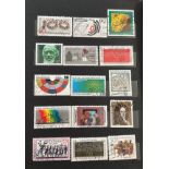 Ace Stamp Album approx size 9 x 6 with 8 hardback pages and 5 rows each side, with over 100 German