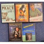 3 Signed and 2 Unsigned DVDs, Jimmy Buckley The Grand Tour, The Day After Peace, Dr Phil Hammonds