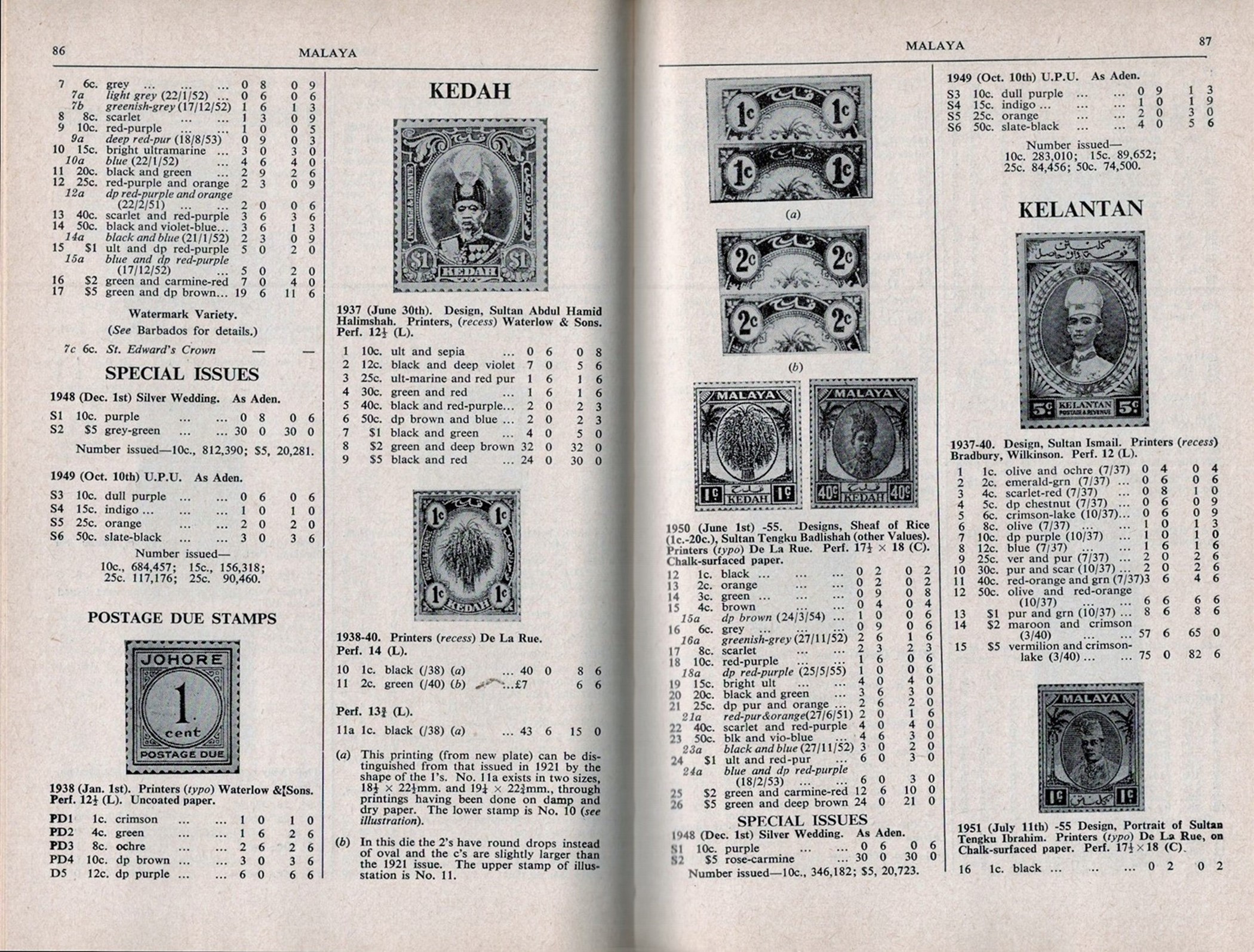 Stanley Gibbons Commonwealth Catalogue of King George VI Postage Stamps tenth edition with - Image 3 of 3