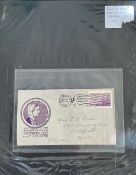 US FDC Collection from 1930s. 50 USA first day covers in black binder, mainly Washington FDI and CDS