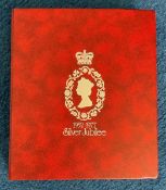 1952 1977 Silver Jubilee Commemorative Album by Collecta, 40+ Mint Stamps Plus St Vincent
