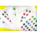 British Stamp Collection featuring new stamps with colour tabs plus 17 stamp sheets. This lot