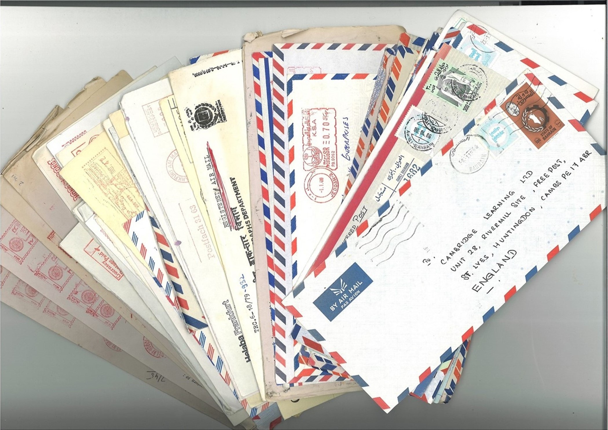 Collection of approx 200 Used Air Mail Envelopes. Good condition. We combine postage on multiple - Image 2 of 4