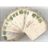 96 Assorted Collectable Postcards, Includes 18 with Halfpenny Stamps & Messages, 3 x Post Office