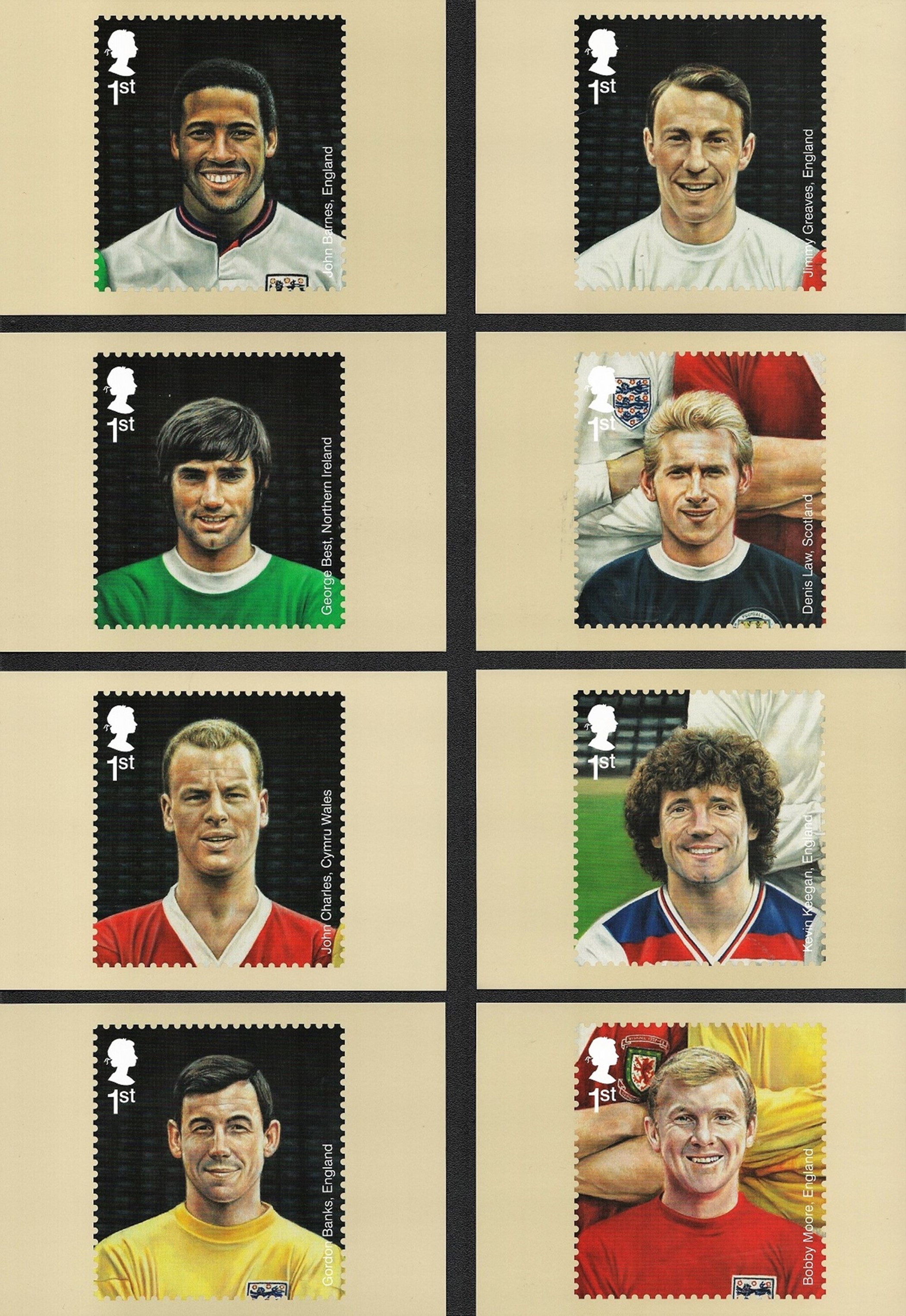 Football Heros collection of 12 PHQ cards showcasing legendary football names including George Best, - Image 2 of 2