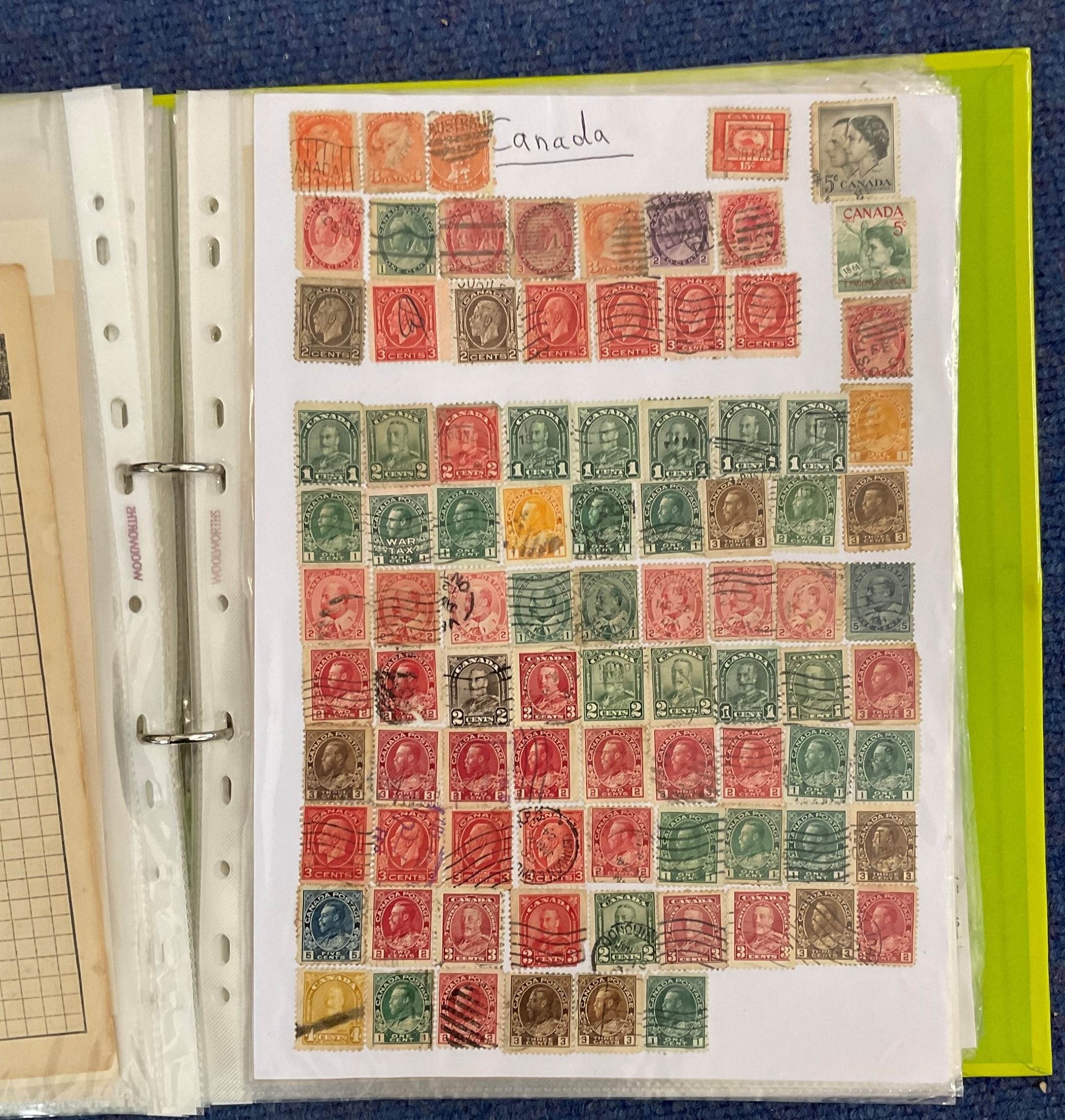 Canada Used Stamps in a Binder, with 80 Pages full of Used Canada Stamps, the first 3 Pages have - Image 2 of 2